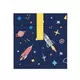 6 Space Adventure Paper Gift Bags 13 x 14 cm, image 2
