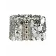 Adult silver sequin belt, image 2