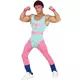 Funny aerobics costume for men, Size: X-Large (54-56)