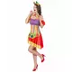 Women's colorful clown costume, Size: S/M, image 2