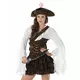 Women's chamois leather pirate costume, Size: Small, image 2