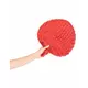 Adult red straw fan, image 2