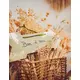 Khaki pampa og gullforgylt skiltpil 39 x 14,5 cm, bilde 2