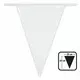 10m white bunting garland, image 2