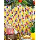 Flerfarget hawaiisk blomstergirlande 3 meter, bilde 2