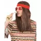Pirat- eller hippieparykk med bandana til voksne, bilde 2