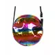 Regnbueholografisk rund crossbody-veske, bilde 2
