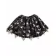 Black and silver Halloween tutu for girls, image 2