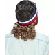 Adult Blue, White and Red Mullet Headband, image 2