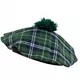 Adult green Scottish beret, image 2