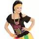 Adult fluorescent yellow earrings, image 2