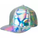 Adult iridescent silver cap, image 2