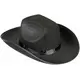 Svart cowboyhatt for voksne, bilde 2