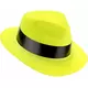 Neon gul gangsterhatt for voksne, bilde 2