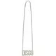 Adult silver disco necklace, image 2
