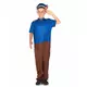 Blue police dog costume for children, Size: 10-12 years (130-140 cm), image 2