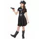 Black dress policewoman costume for girls, Size: 4-6 years (110-120 cm), image 2