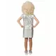 Silver disco dress costume for girls, Size: 6-8 years(116 cm), image 2