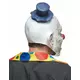 Hideous clown latex mask for adults, image 2