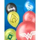 10 Justice League lateksballonger 25 x 32 cm, bilde 2