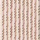 10 rosa pappsugerør med metalliske gullstriper 19,5 cm, bilde 2