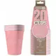 20 amerikanske resirkulerbare pappkopper pastellrosa 53 cl, bilde 2