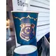 24 Navy and gold police badge stickers 4 cm, image 2