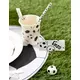 4 Football ball place cards 3 x 9 cm, image 2