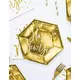 6 Happy New Year gold paper plates 20 cm, image 2