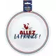 6 Allez la France 23 cm paper plates, image 2