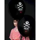 6 svarte piratfest-latexballonger 30 cm, bilde 2