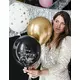 6 svarte og gullfargede ballonger til godt nyttår, 30 cm, bilde 2