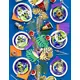 6 Green and Gold Tropical Leaves Cardboard, image 2