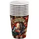 6 Halloween-klovnepapirkopper 240 ml, bilde 2