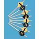 8 Batman-medaljongsugerør av papp, 20 cm, bilde 2