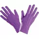 Adult purple short gloves, image 2