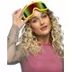 Adult fluorescent yellow ski goggles, image 2