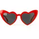 Vintage red heart glasses, image 2