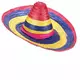 Flerfarget sombrero for voksne, 50 cm, bilde 2
