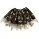 Black and gold Halloween tutu for girls, image 2