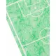 Green table runner with football field pattern 30 cm x 5 m, image 2