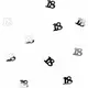 Wooden table confetti 18 silver 10 gr, image 2
