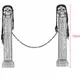 Halloween tomb front light decoration 72 cm, image 2