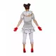 Psychopathic clown costume for women's pants, Size: Small (36-38), image 2