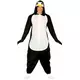 Adult penguin jumpsuit costume, Size: Medium, image 2