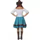 Blå rutete cowgirl-kostyme for kvinner, Størrelse: Medium/Large, bilde 2