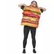Realistic hamburger costume for adults, image 2