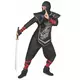 Men's silver dragon ninja costume, image 2
