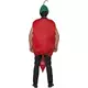 Adult red chili pepper costume, image 2