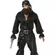 Men's black shirt pirate costume, image 2